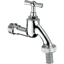 Schell Auslaufventil 1/2 AG, Knebelgriff, mattchrom