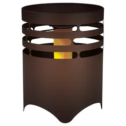 Solarleuchte Maxxmee Feuerstelle Rostbraun