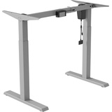 Ergo Office Sitz-Steh-Schreibtisch Tischgestell Elektrisch Höhenverstellbarer Grau