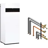 Viessmann Paket Vitodens 222-F B2SF Gas-Brennwert Kompaktgerät 19 kW Aufputz mit Anbausatz seitlich