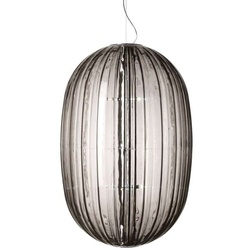 Foscarini - Plass Grande LED Pendelleuchte Grau 4,9m - cm - 115 cm