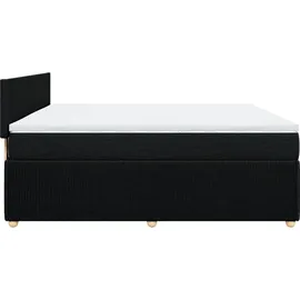 vidaXL Boxspringbett 180 x 200 cm Schwarz