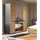Möbel Boss Kleiderschrank Canu 180 x 198 x 59 cm Grau