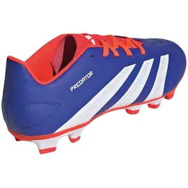 adidas Predator Club AG/FG Herren Lucid Blue/Cloud White/Solar Red 44