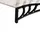 Outsunny Vordach 80 x 23 x 100 cm transparent/schwarz