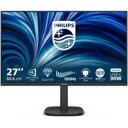 Philips 27B2U3601 Quad HD Display 68,5 cm (27") Schwarz