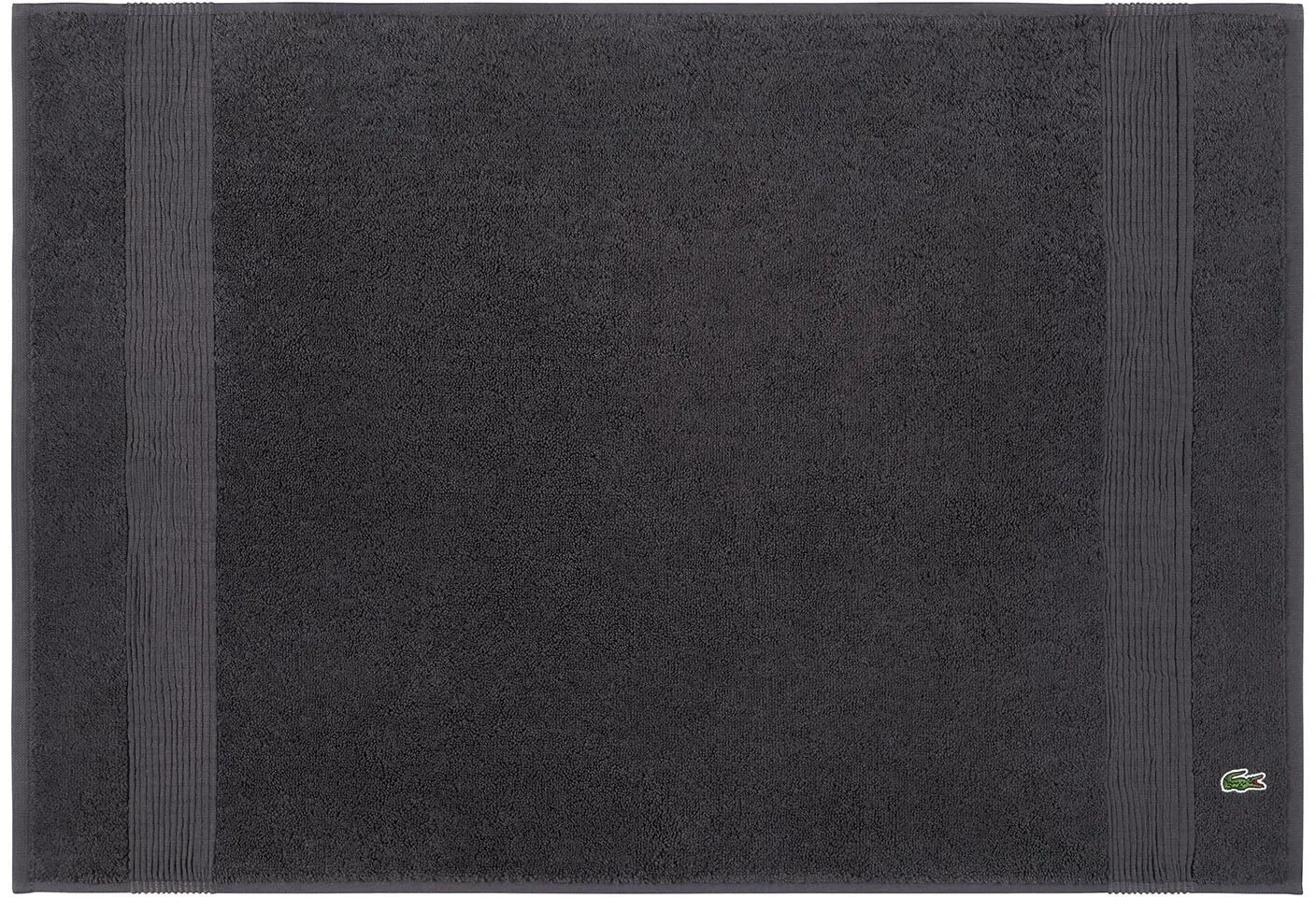 Lacoste Badematte Lecroco 50x70 cm | bitume - grau