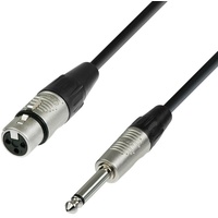 Adam Hall Cables 4 STAR MFP 0500 Mikrofonkabel REAN XLR female auf 6,3 mm Klinke mono 5 m