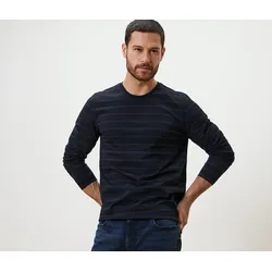 Tchibo - 2 Langarmshirts - Herren - Gr. 3XL - braun/gestreift