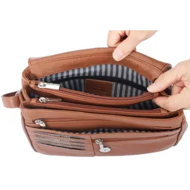 Alessandro Salvatore Florenz 12975 Schultertasche Leder Brown
