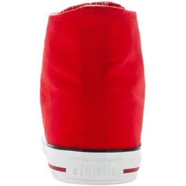 Ethletic White Cap Hi Cut Sneaker cranberry red just white