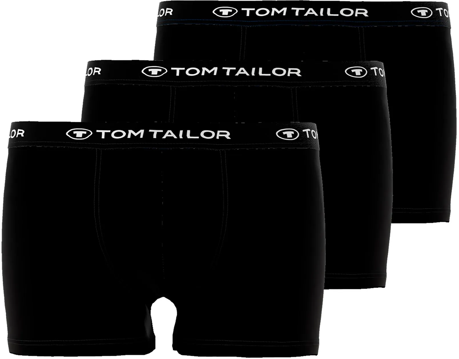 Boxershorts »Buffer«, (3er Pack), mit angenehmen Logobund, Gr. S, black, , 13291910-S