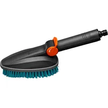 Gardena Waschbürste Cleansystem M hard Grau/Türkis