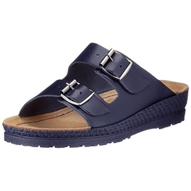 Rohde Neustadt D 1431 Schuhe Damen Pantoletten Clogs Weite G, Größe:43 EU, Farbe:Blau