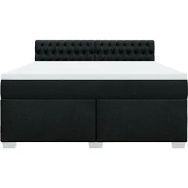 vidaXL Boxspringbett 180 x 200 cm Schwarz