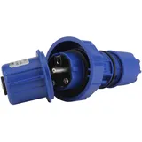 PCE Schutzkontakt-Stecker druckwasserdicht blau, IP 66