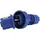 PCE Schutzkontakt-Stecker druckwasserdicht blau, IP 66