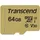Transcend microSDXC Class 10 500S UHS-I U3 V30 + SD-Adapter 64 GB