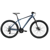 Bikestar Mountainbike 21 Gang Shimano RD-TY300 Schaltwerk, Kettenschaltung, für Damen und Herren, Kettenschaltung, 24973208-46 blau Silber