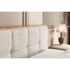altdecor Boxspringbett 200 x 200 cm H3 Beige
