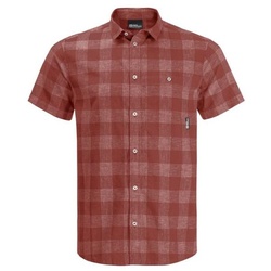 Jack Wolfskin Herren Highlands Shirt - XL - barn red 41