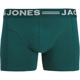 JACK & JONES SENSE TRUNKS unifarben Blau / Schwarz S 3er Pack