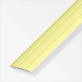 Alfer Bergangsprofil 1 m, 37 x 2.5 mm Aluminium eloxiert messing Übergangsprofile - Alfer