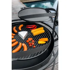 Cook King Grillplatte Ø 50 cm Stahl schwarz