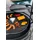 Cook King Grillplatte Ø 50 cm Stahl schwarz