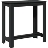 vidaXL Bartisch 102 x 50 x 103,5 cm Schwarz