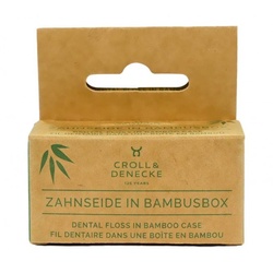 Croll & Denecke Zahnseide in Bambusbox (30m)