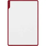 PLAYROOM mobiles Whiteboard Playboard 50,0 x 75,0 cm rot emaillierter Stahl