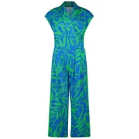 Betty Barclay Damen Jumpsuit mit Eingrifftaschen 36, Green/Blue -