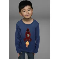 Kidsworld Langarmshirt in marine | Gr.: 92/98