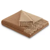 Biederlack Kuscheldecke 150 x 200 cm Beige/Braun