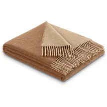 Biederlack Kuscheldecke 150 x 200 cm Beige/Braun