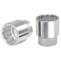 KS Tools 1" 12-kant-Stecknuss, kurz, 58 mm