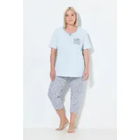 Ulla Popken Pyjama in bleu | 50-52