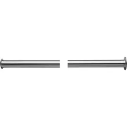 Kupferrohr ø10 x 300mm, verchromt, 3/8" Bördel x1/2" Bördel
