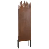 Estexo Sichtschutzelement 170 x 150 cm Rost Stahl
