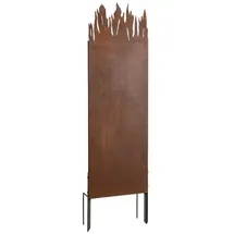 Estexo Sichtschutzelement 170 x 150 cm Rost Stahl