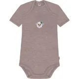 normani Outdoor Sports Baby Merino Body Kurzarm Tauranga in Rosa | Gr.: 68