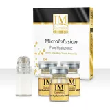 Genius IM Cosmetics MicroInfusion Pure Hyaluronic Set 4-tlg. 2-Fach Hyaluronsäure & Peptide für die natürliche Kollagenproduktion - Dr. Michaela...