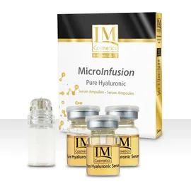 Genius IM Cosmetics MicroInfusion Pure Hyaluronic Set 4-tlg. 2-Fach Hyaluronsäure & Peptide für die natürliche Kollagenproduktion - Dr. Michaela...
