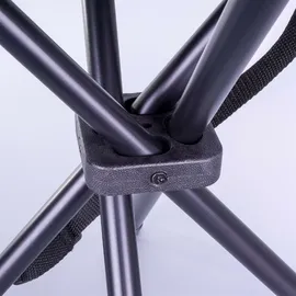 VCM Sitzhocker 2er Set Schwarz