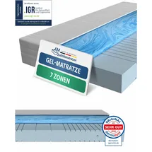 AM Qualitätsmatratzen 7-Zonen Gelschaummatratze 100 x 200 cm H3