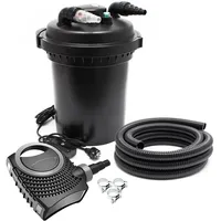 Wiltec Sunsun CPF-380 SET bis 12000l 11W UVC NEO6000 Pumpe Schlauch Teichfilterset