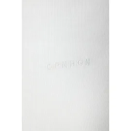 Copenhagen Studios Stringbody COPENHAGEN STUDIOS "mit hochwertiger Logostickerei", Damen, Gr. S (36), N-Gr, weiß, Feinripp, Obermaterial: 96% Baumwolle, 4% Elasthan, bestickt, unifarben, Basic, bequem, tiefer Rundhals, Bodys Stringbody, aus gerippter Bio-Baumwollqualität
