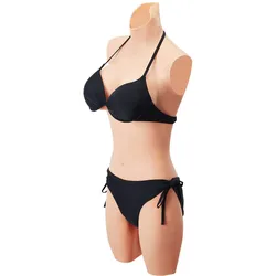 VEVOR Silikon Fake Brüste Bodysuit D Cup für Crossdresser Cosplay Drag Queen
