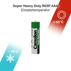 Camelion Super Heavy Duty AAA 550 mAh 8 St.